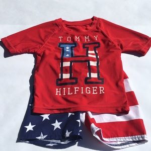 Tommy Hilfiger Boys Swimwear Set Size 3T